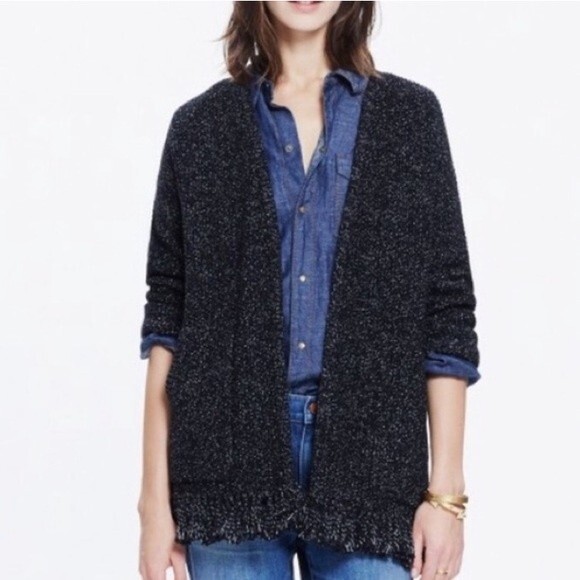 Madewell Memento Fringe Cardigan Sweater‎ S - Picture 1 of 7